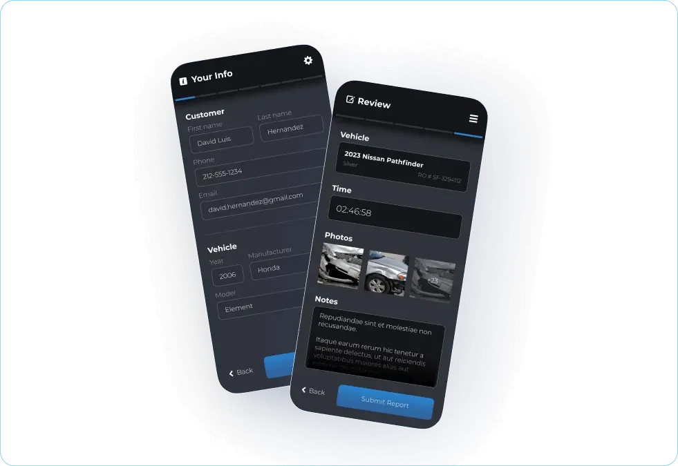 The Vaultoniq technician app