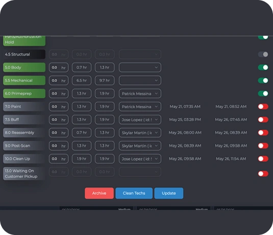 The Vaultoniq AI production scheduler